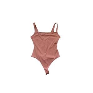 Skims Fits Everyone Square Neck Bodysuit Desert Clay NWT